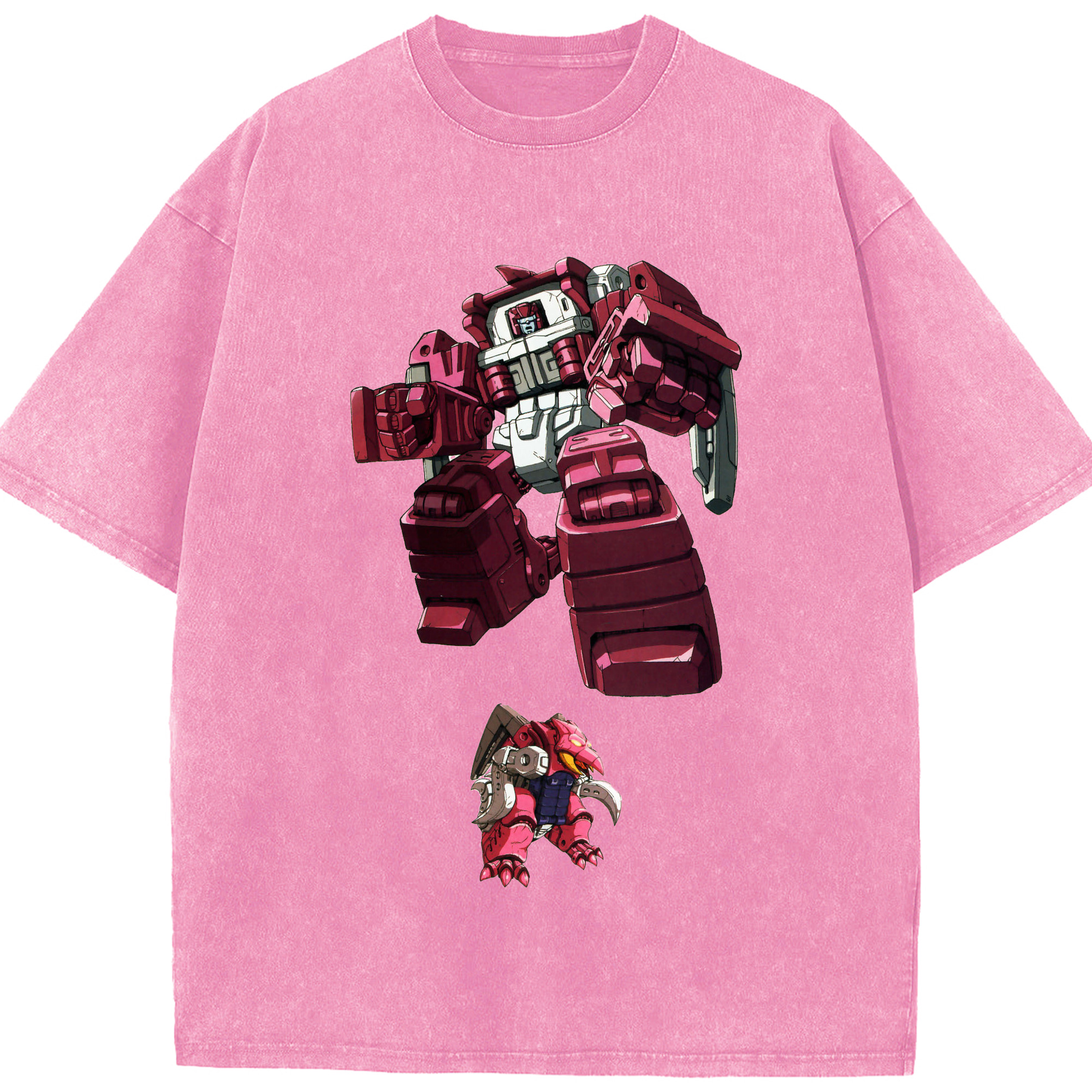（画像用）  綿100% ヴィンテージ風 半袖Tシャツ（フロントプリント）